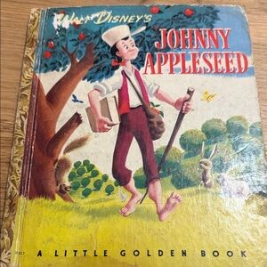 Walt Disney's Johnny Appleseed Little Golden Book 1948 vintage classic story